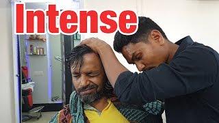 Pain Killer Intense Head Massage  Indian Massage