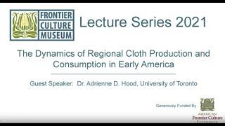 The Dynamics of Regional Cloth Production and Consumption in Early America