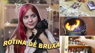 UM DIA DE BRUXA NA MINHA VIDA I Rotina de uma Bruxa Wicca 