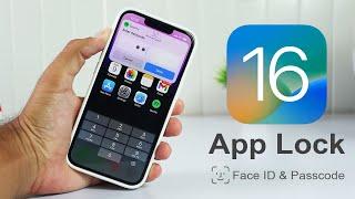 3 Easiest Ways To Setup App Lock On iOS 16  iOS 16 Lock App With Face ID or Passcode in Any iPhone