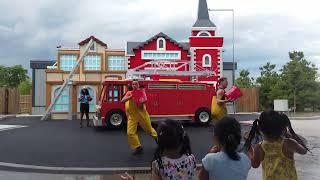 Legoland Goshen NY firefighter show gets very wet in the front two rows