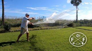 Easy Cast Net Method for 7-8 Foot Nets