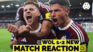 HARVEY BARNES SCREAMERRR Wolves 1-2 Newcastle