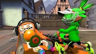 Splatoon 3D Cartoon Fan Animation Ridiculous Loop of Turf War