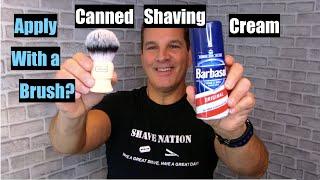 Apply Canned Shaving Cream with a Brush? Merkur 44 Cigar Razor