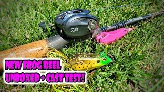 Unboxing and Cast Testing my New Frog Reel - Daiwa Tatula Elite TAEL100XSL