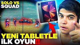 YENİ TABLETİMLE İLK OYUNUM 27 KILLS SOLO VS SQUAD  PUBG Mobile