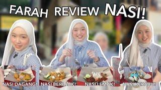 Farah Review Nasi Sampai Terliur Dibuatnya Review Nasi Pun Comel.. 