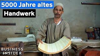 Die letzten Papyrus-Macher Ägyptens erhalten ein 5000 Jahre altes Handwerk am Leben