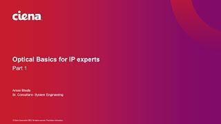 Optical Basics for IP experts Part 1