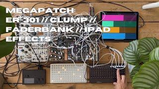 Megapatch Using an iPad and Faderbank to modulate Eurorack