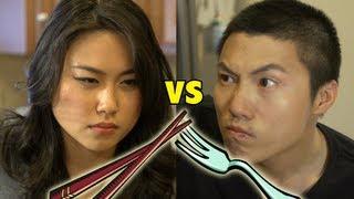 Chopsticks vs. Forks DISH BATTLE