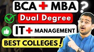 BCA+MBA Dual Degree CourseIntegrated BCA Course Details 2024? #bca #mba #bcacourse #mbacourse