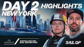 Day 2 Highlights  Mubadala New York Sail Grand Prix  SailGP