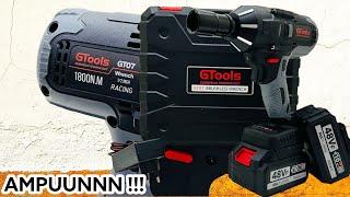 IMPACT WRENCH 1800NM TERKUAT GTOOLS EUROPEAN GT07 48V JUMBO. PEMBUKA BAUT TRUCK BUKA BAUT MOBIL TRUK