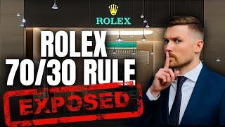 How the 70-30 Rule Affects Rolex Model Availability