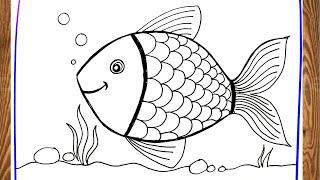 fish drawing how to draw fish