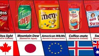 Food Banned From Different Countries  Top 20 Data