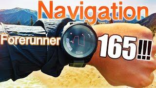 Garmin Forerunner 165  Maps Navigation and GPX Routes 