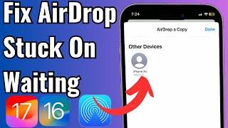 How To Fix AirDrop Stuck on Waiting Or Not Working on iPhone iOS 1617