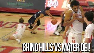 Mater Dei VS Chino Hills at The NIKE EXTRAVAGANZA Spencer Freedman Pulling From NBA RANGE