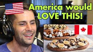 American Reacts to Iconic Canadian Foods