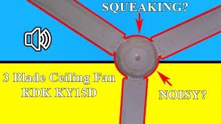 How to Repair Noisy or Squeaking Ceiling Fan  Replace Bearing  KDK KY15D