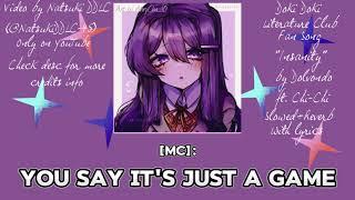 Insanity  Slowed + Reverb  DDLC Fan Song by Dolvondo  With Lyrics  TW & CREDIT IN DESC