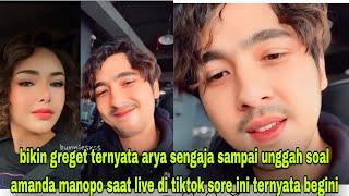 arya saloka sampai unggah soal amanda di live tiktoknya yg akan segera ternyata