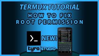 Termux Tutorial How to fix root permission latest