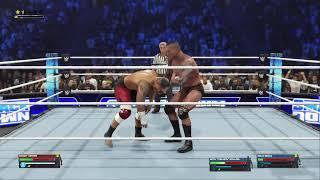 The Bloodline vs Randy Orton Kevin Owens and Cody Rhodes in Money in the bank 2024 Amazing fight