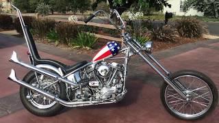 Easy Rider Peter Fonda Replica Panhead Chopper For Sale