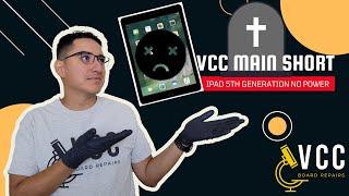 iPad 5th Generation VCC Main Short - No Power - How To Find A Short Thermal Cam - Injecting Voltage