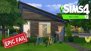 I Tried the Micro Home Challenge...and Sort of FAILED  Sims 4 Tiny Living
