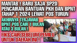 FIKSSP2D PENCAIRAN PKH BPNT LEWAT PT. POS SUDAH TURUN & AKHIRNYA TERJAWAB BPNT POS CAIR 1  3 BULAN