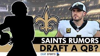 New Orleans Saints DRAFTING A QB At 2024 NFL Draft + NFL Trade Rumors On Starting LT  Saints Rumors