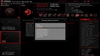 How To Enable Precision Boost Overdrive PBO From BIOS - MSI B450 Tomahawk Max