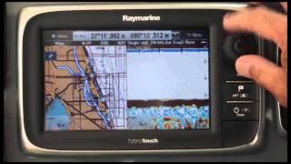 Marine navigation equipment Raymarine e7 User Interface and Performance