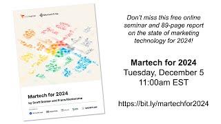 Martech for 2024