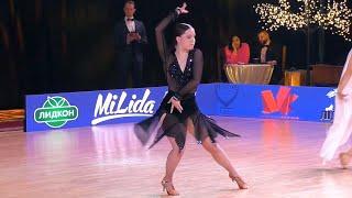Соло Леди Латина D финал самба румба джайв - Lida Open 2023 спортивные бальные танцы