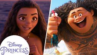 Moana & Mauis Funniest Moments  Disney Princess