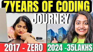 Zero to 35Lakhs+ SALARYMy 7Yrs Long CODING JOURNEY in 7MinsTamil