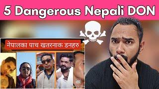 TOP 5 Dangerous Criminals of Nepal  नेपालका पाच खतरनाक गुण्डाहरु  Indian Reaction  Reaction Zone