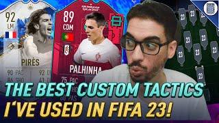 THE BEST CUSTOM TACTICS IVE USED IN FIFA 23 IMO FORMATION & INSTRUCTIONS FIFA 23 ULTIMATE TEAM