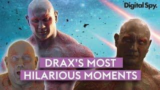 Draxs Funniest Moments & Quotes  Guardians of the Galaxy & Avengers