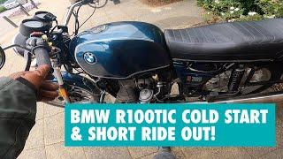 BMW R100TIC Cold Start & Short Ride Out She Pulls Like a Tank