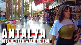 ANTALYA 2021 City Center Walking Tour 3 October4k UHD 60fps