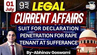 Legal Current Affairs  01 July  Detailed Analysis  By Abhinav Goswami