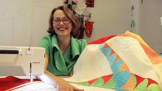 Philippa Naylor Quilting Artist -  Free Motion Machine Quilting Demonstration