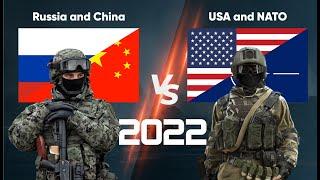 Russia and China vs USA and NATO  Military Comparison 2022   Data First